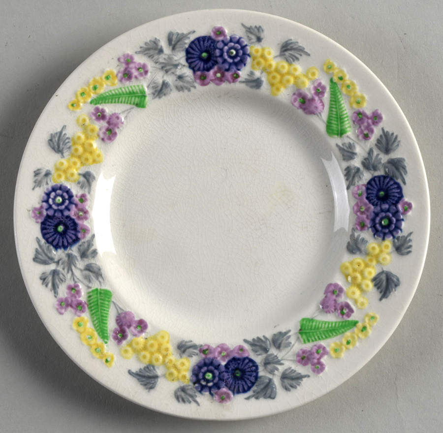 Devon Bread & Butter Plate by George Jones & Sons-1