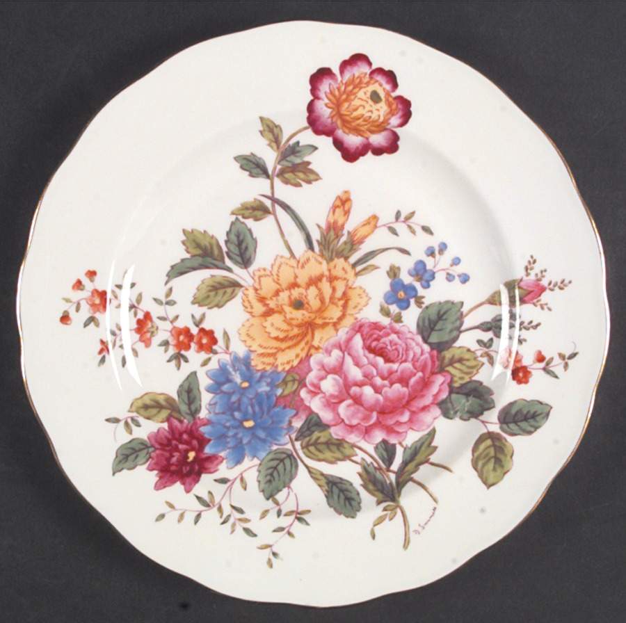 Garden Club Luncheon Plate by George Jones & Sons-1