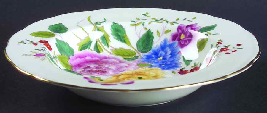 Garden Club Rim Soup Bowl by George Jones & Sons-1