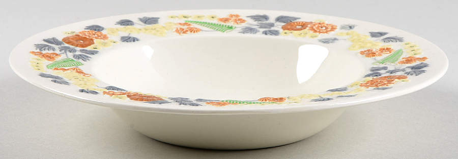 Golden Dawn Rim Soup Bowl by George Jones & Sons-1