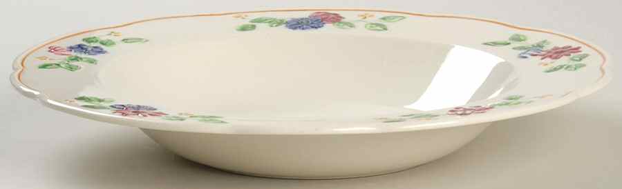 Mayflower Rim Soup Bowl by George Jones & Sons-1