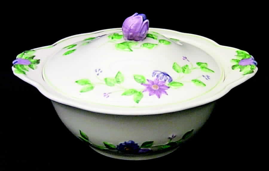 Maytime Butter Tub by George Jones & Sons-1