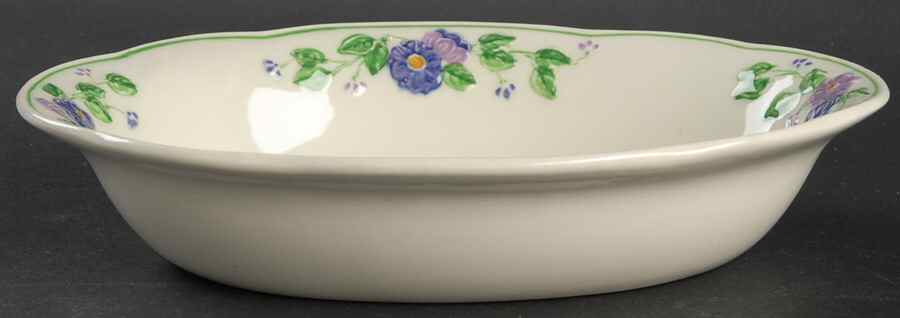 Maytime 9" Oval Vegetable Bowl by George Jones & Sons-1
