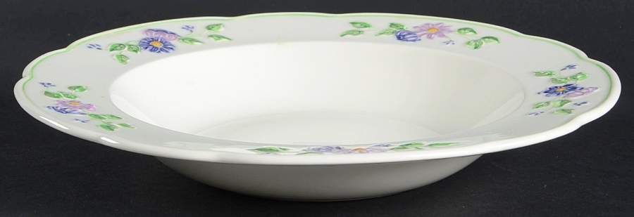 Maytime Large Rim Soup Bowl by George Jones & Sons-1