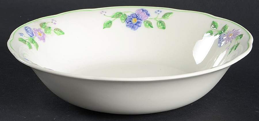 Maytime 8" Round Vegetable Bowl by George Jones & Sons-1
