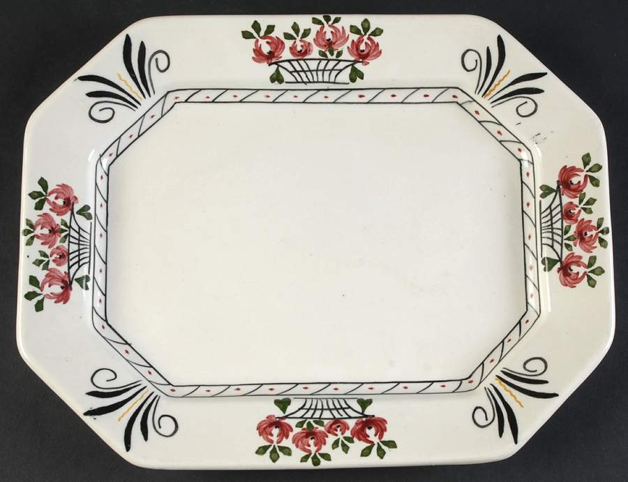 The Oberlin 12" Oval Serving Platter by George Jones & Sons-1