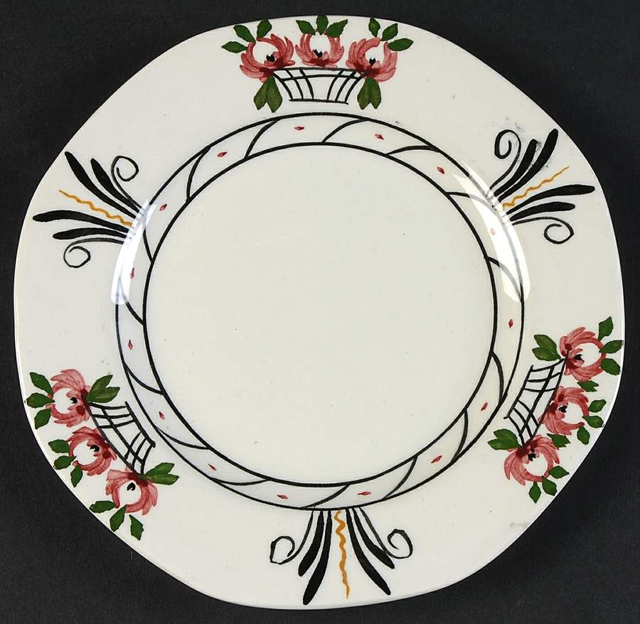 The Oberlin Bread & Butter Plate by George Jones & Sons-1