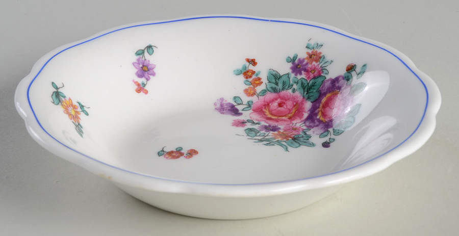 Olde English (Scalloped) Fruit/Dessert (Sauce) Bowl by George Jones & Sons-1