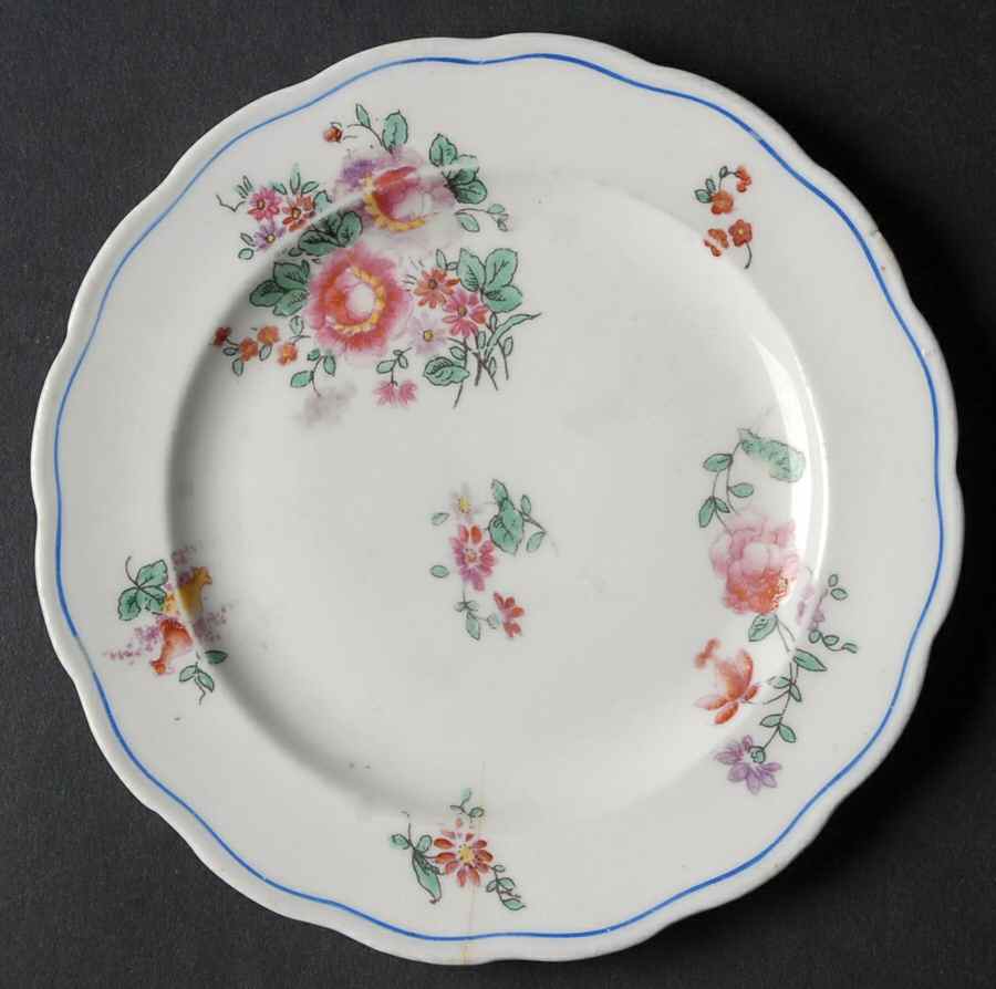 Olde English (Scalloped) Bread & Butter Plate by George Jones & Sons-1