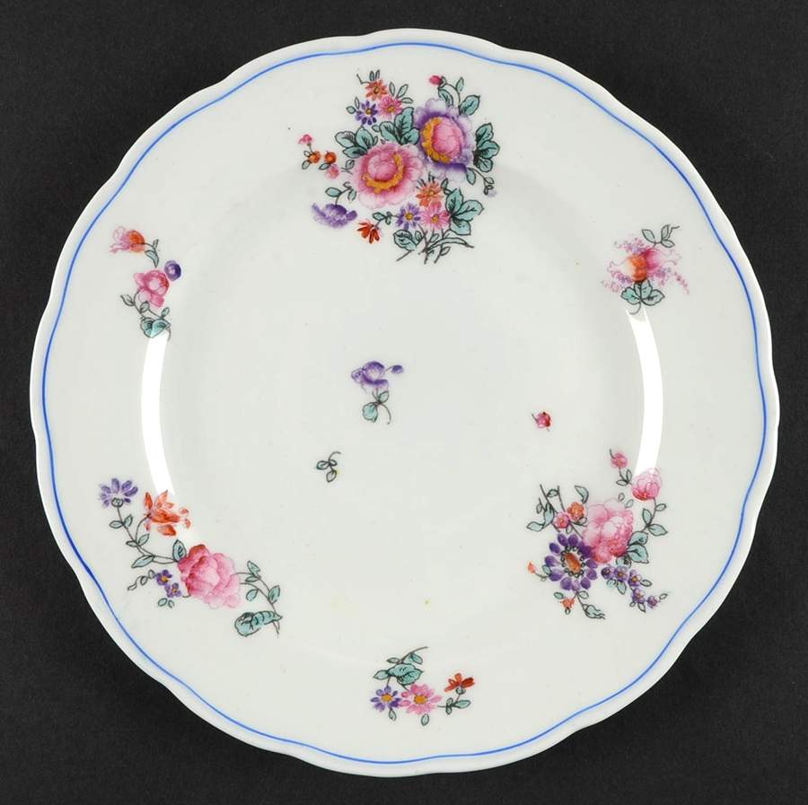 Olde English (Scalloped) Salad Plate by George Jones & Sons-1