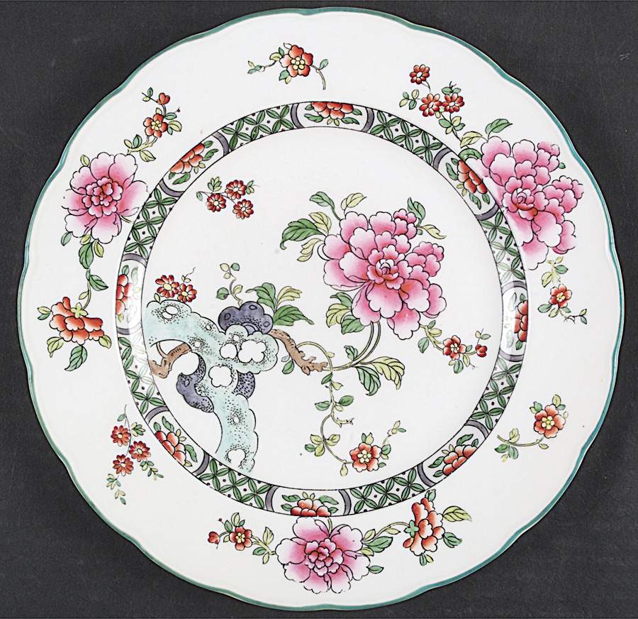 Old Swansea Dinner Plate by George Jones & Sons-1