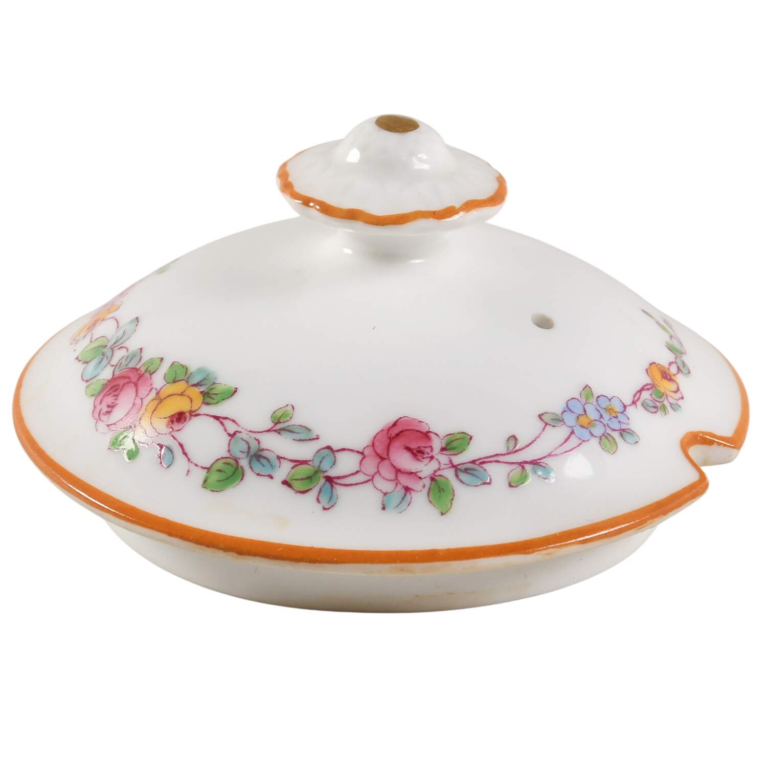 Paradise Pink Lid for Teapot by George Jones & Sons-1