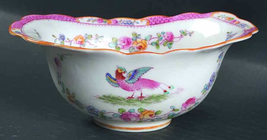 Paradise Pink Open Sugar Bowl by George Jones & Sons-1