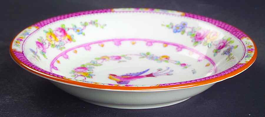 Paradise Pink Fruit/Dessert (Sauce) Bowl by George Jones & Sons-1