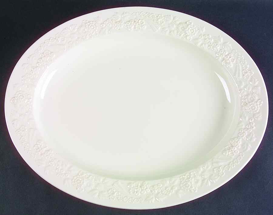 Rhapsody 15" Oval Serving Platter by George Jones & Sons-1