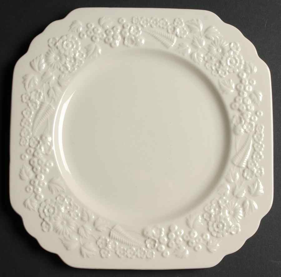 Rhapsody Square Luncheon Plate by George Jones & Sons-1