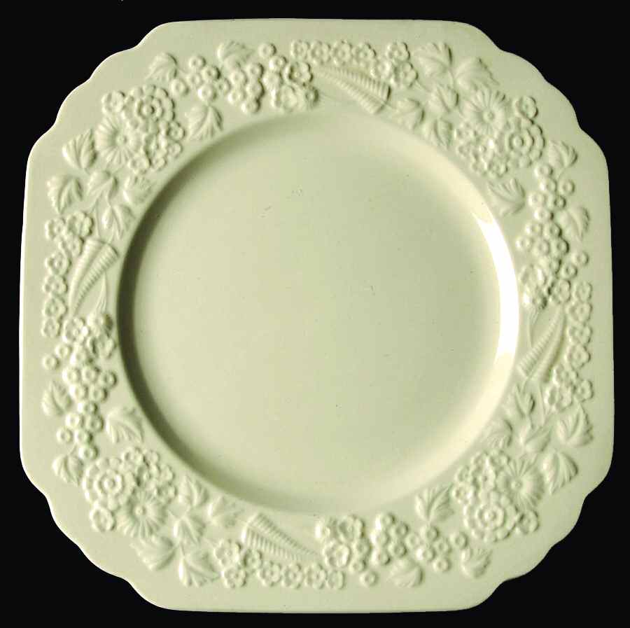 Rhapsody Square Salad Plate by George Jones & Sons-1