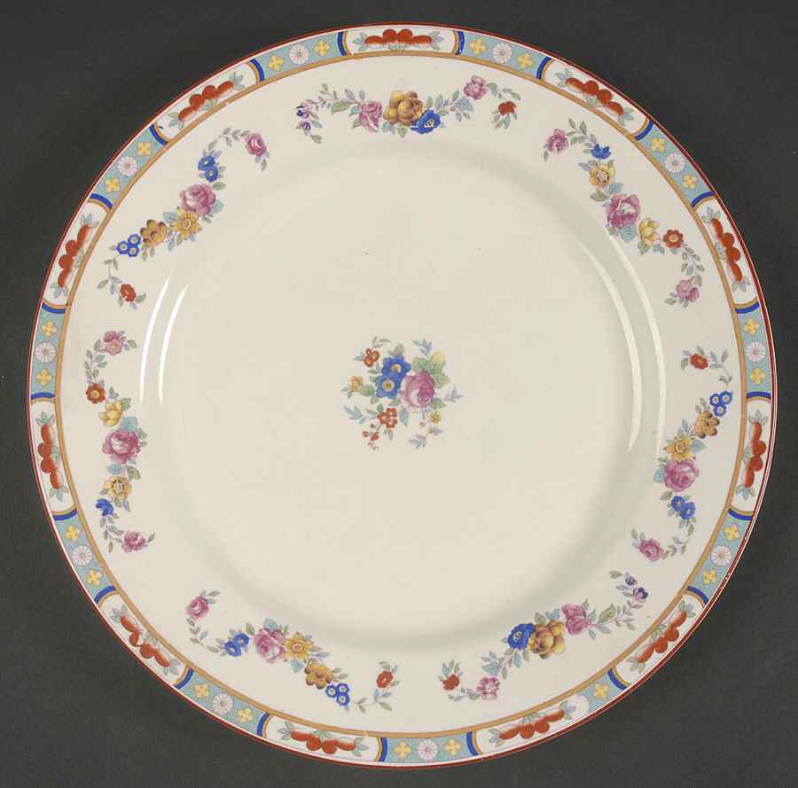 The Rosedale Luncheon Plate by George Jones & Sons-1
