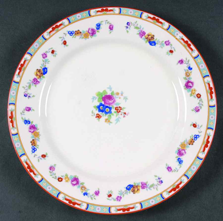 The Rosedale Dinner Plate by George Jones & Sons-1