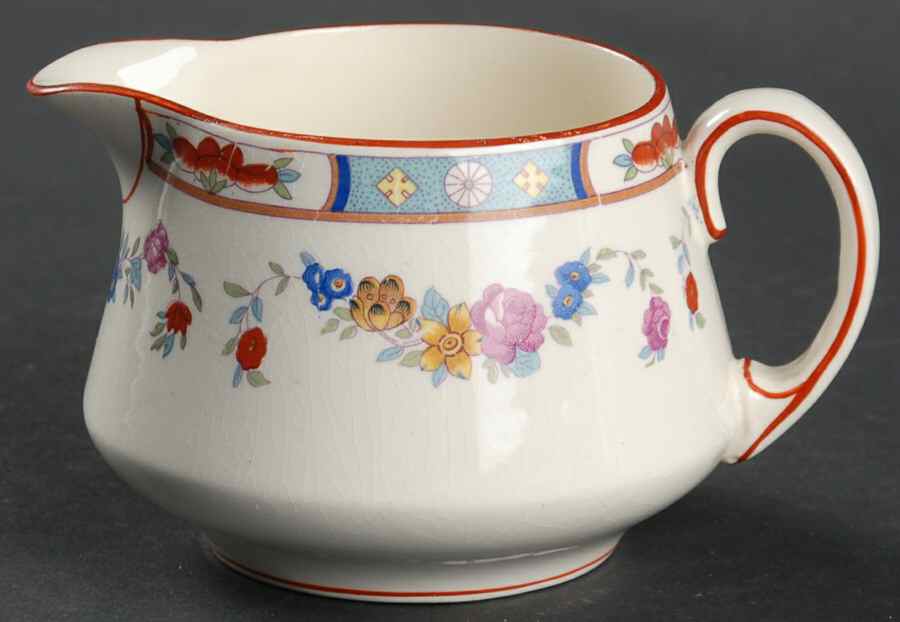 The Rosedale Creamer by George Jones & Sons-1