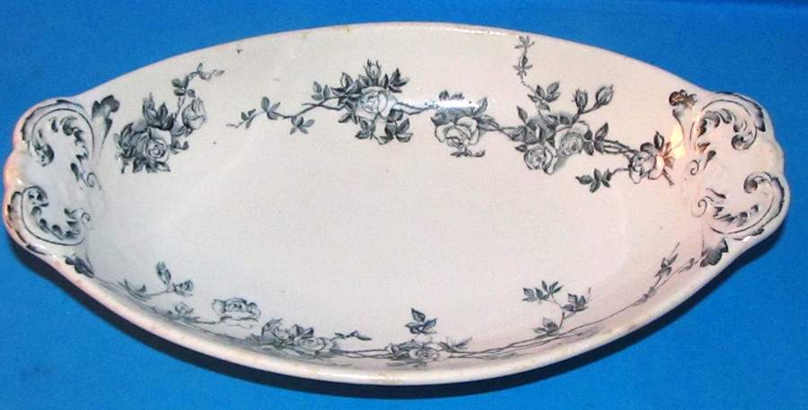 Rosario 9" Oval Vegetable Bowl by George Jones & Sons-1