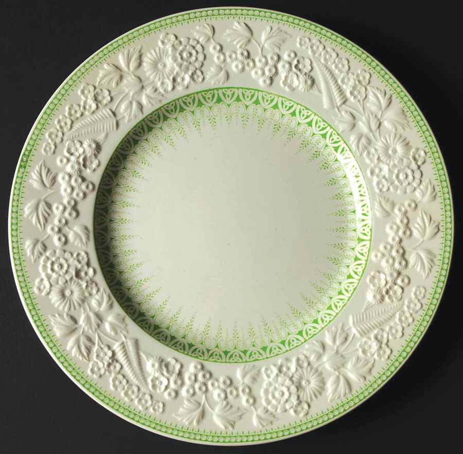 Shannon Green Luncheon Plate by George Jones & Sons-1