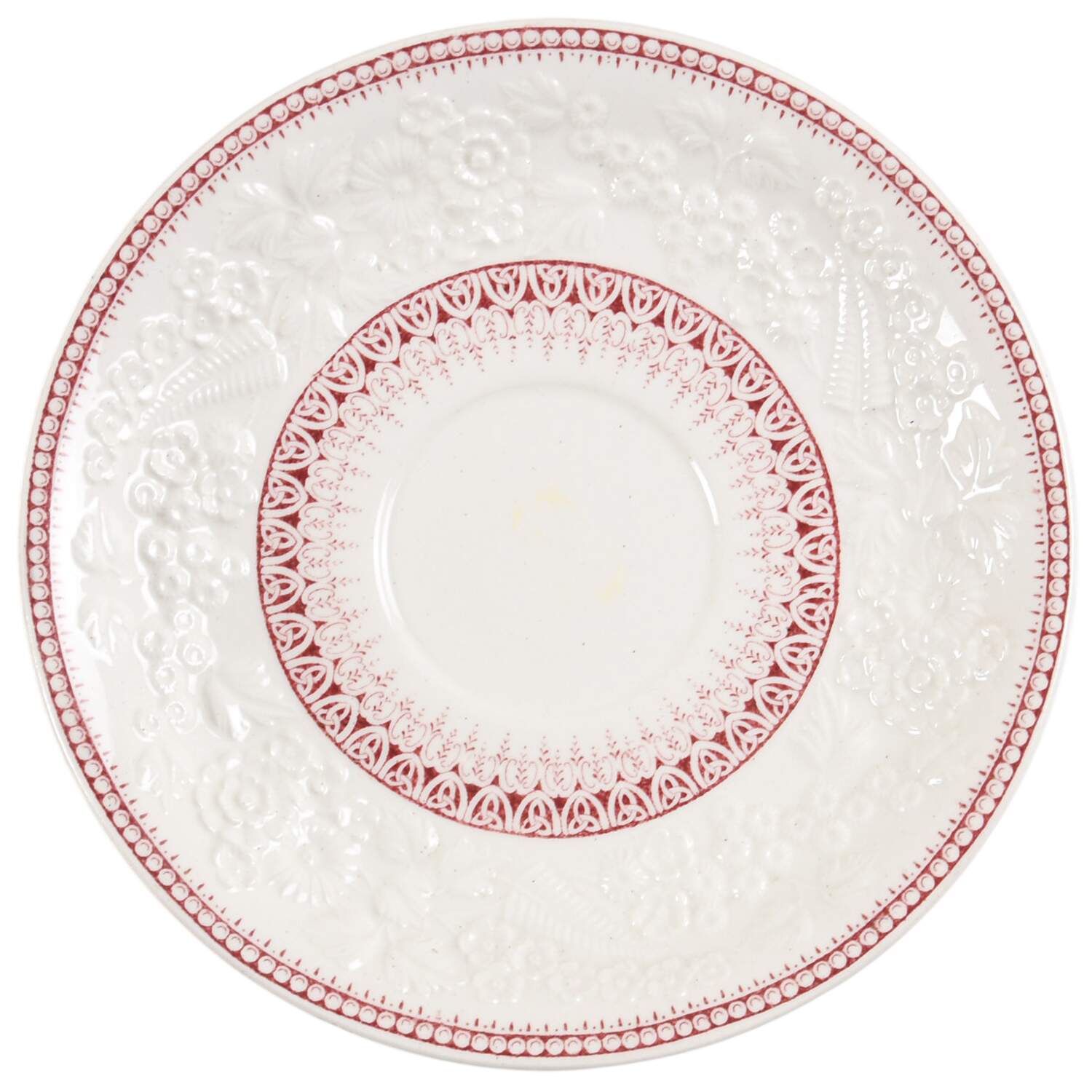 Shannon Pink Saucer by George Jones & Sons-1