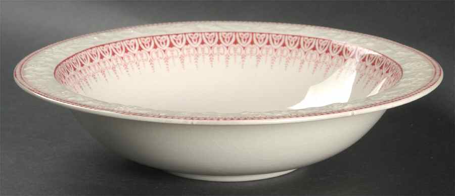 Shannon Pink 9" Round Vegetable Bowl by George Jones & Sons-1