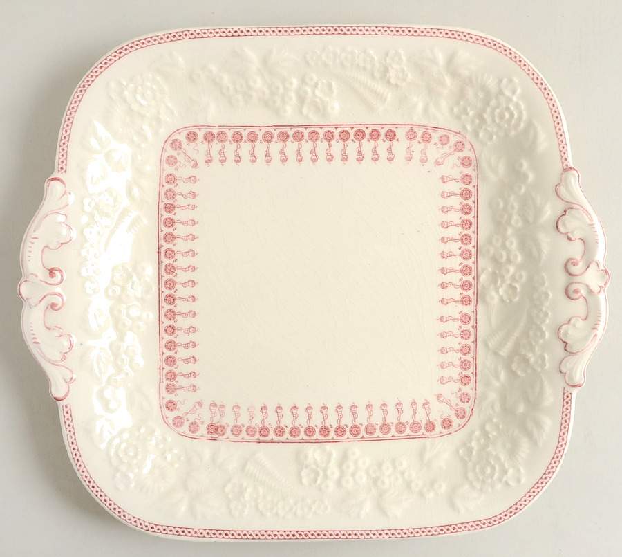 Sheridan Handled Cake Plate by George Jones & Sons-1
