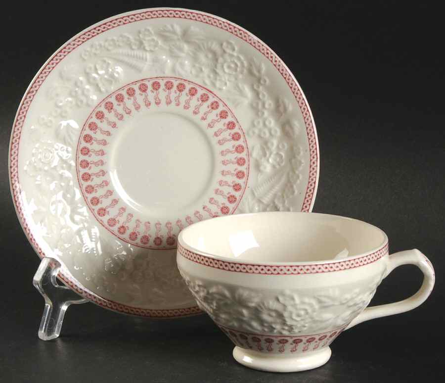 Sheridan Footed Cup & Saucer Set by George Jones & Sons-1