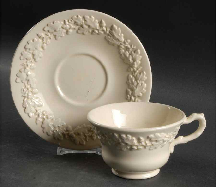 Trentham Footed Cup & Saucer Set by George Jones & Sons-1