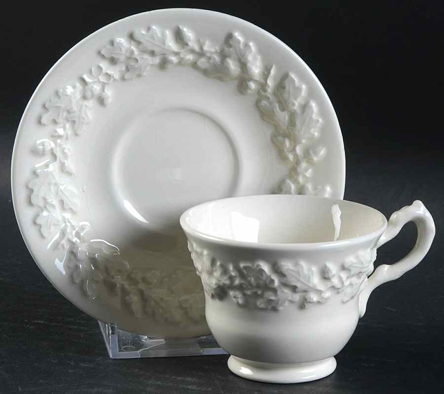 Trentham Footed Demitasse Cup & Saucer Set by George Jones & Sons-1