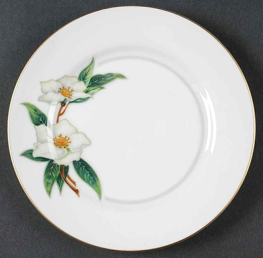 Christmas Rose Bread & Butter Plate by Jyoto-1