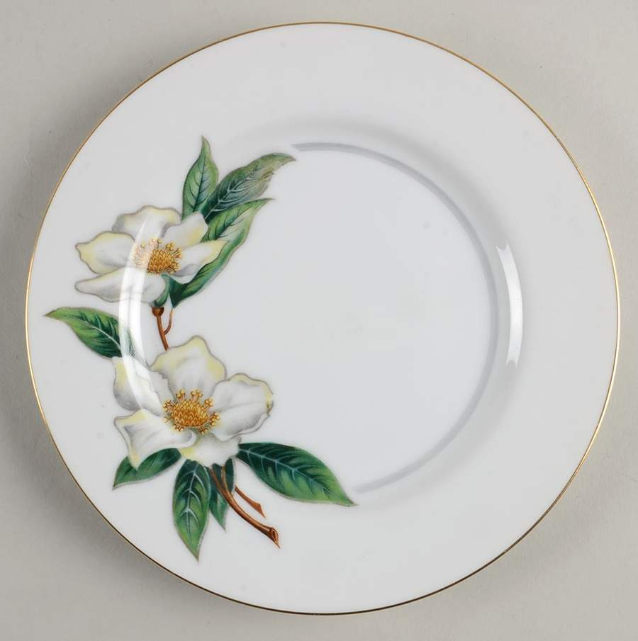 Christmas Rose Salad Plate by Jyoto-1