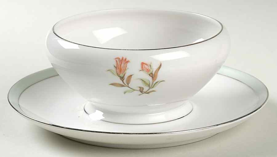 Clare Gravy Boat with Attached Underplate by Jyoto-1