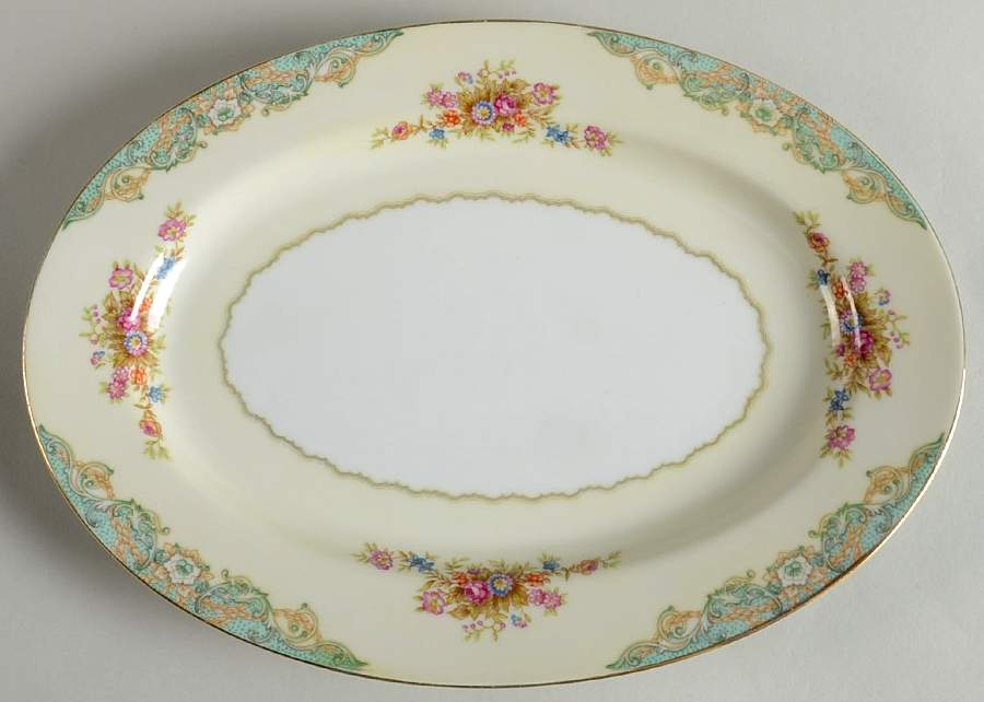 Fairmont 12" Oval Serving Platter by Jyoto-1