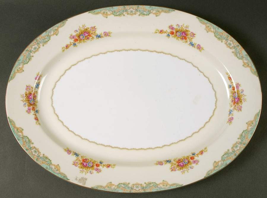 Fairmont 16" Oval Serving Platter by Jyoto-1
