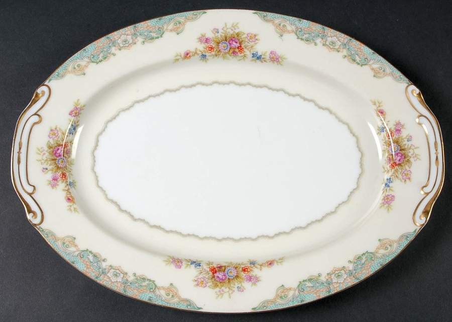 Fairmont 12" Oval Serving Platter by Jyoto-1