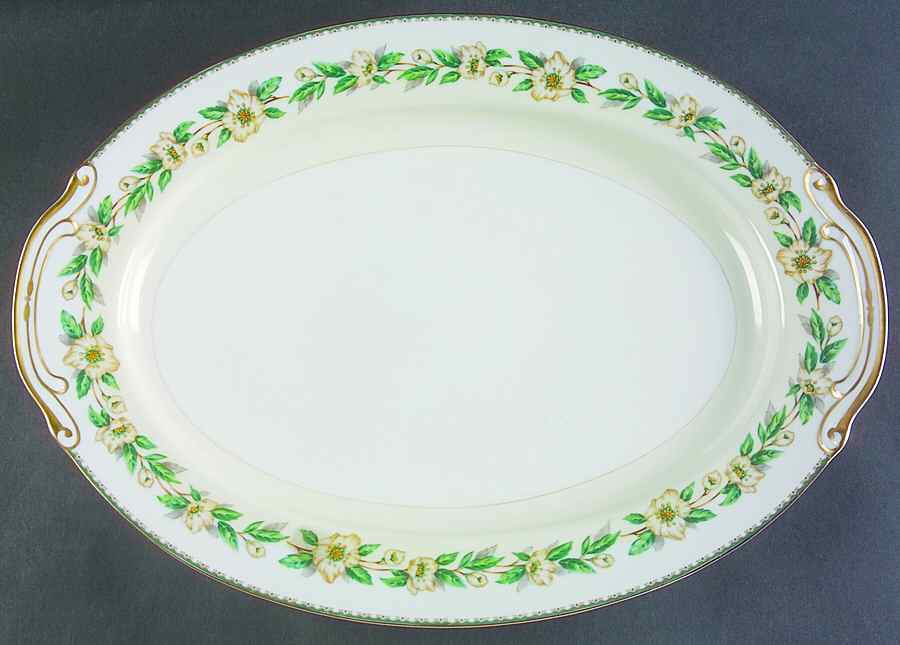 Fairfax 16" Oval Serving Platter by Jyoto-1