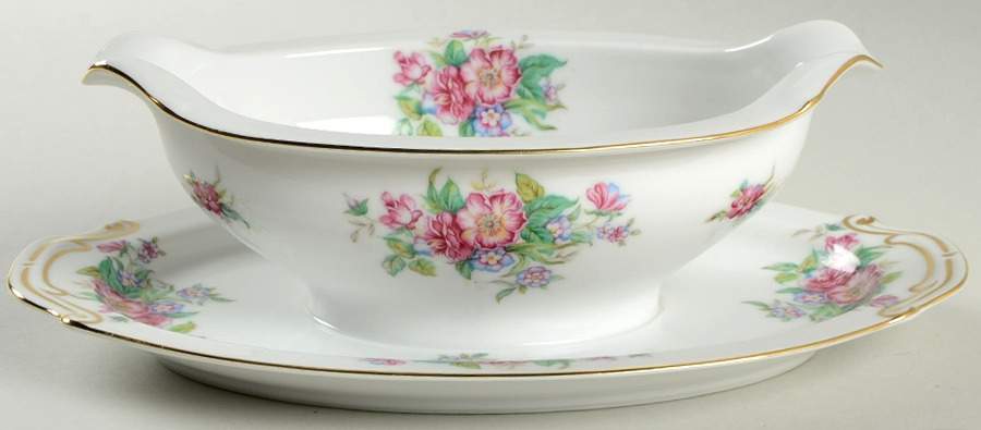 Hanford Gravy Boat with Attached Underplate by Jyoto-1