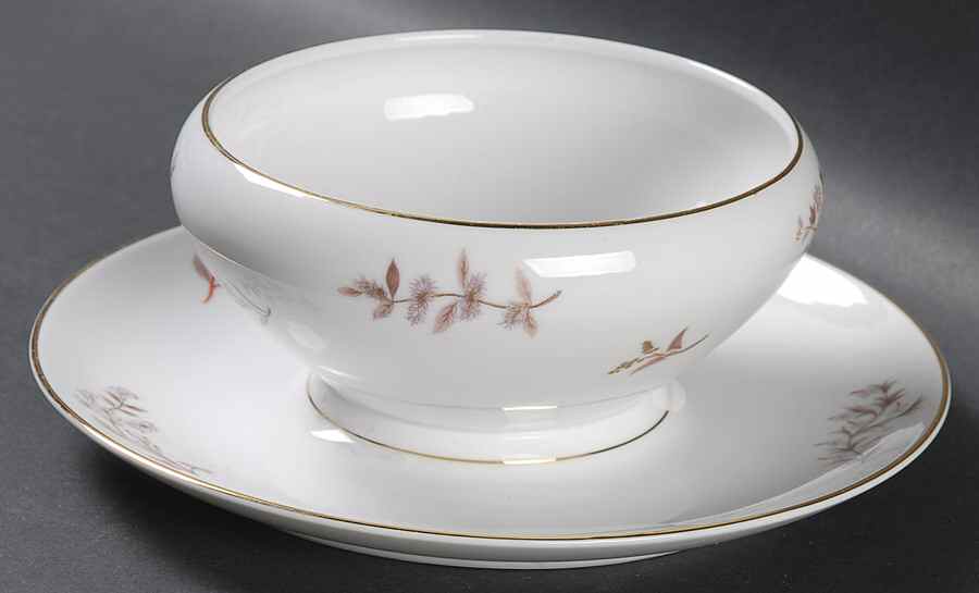 Julie Gravy Boat with Attached Underplate by Jyoto-1