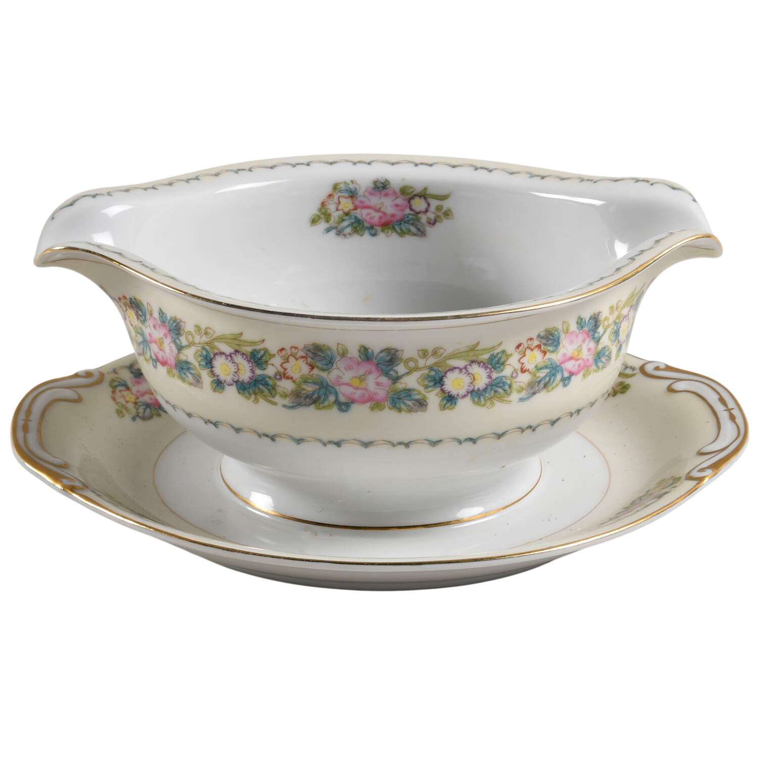 JYO10 Gravy Boat with Attached Underplate by Jyoto-1