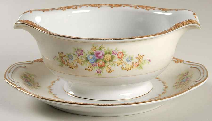 JYO7 Gravy Boat with Attached Underplate by Jyoto-1