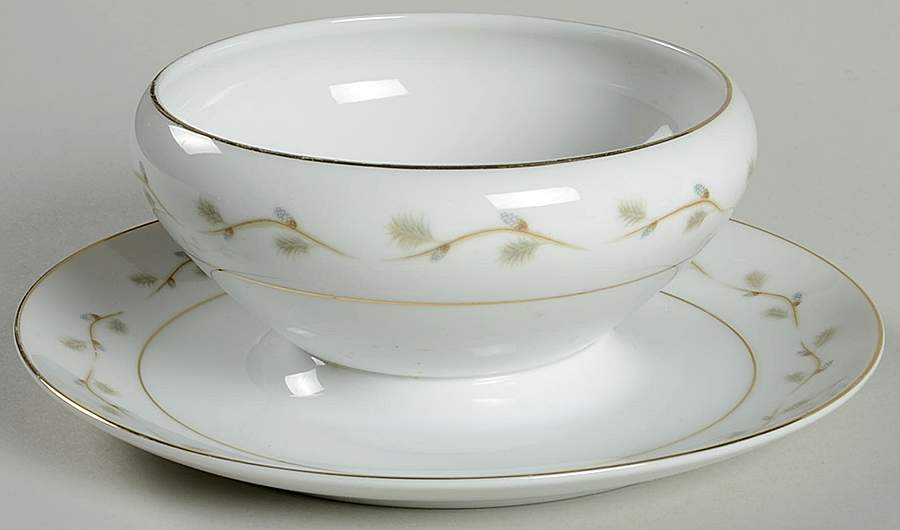 Rhythm Gravy Boat with Attached Underplate by Jyoto-1
