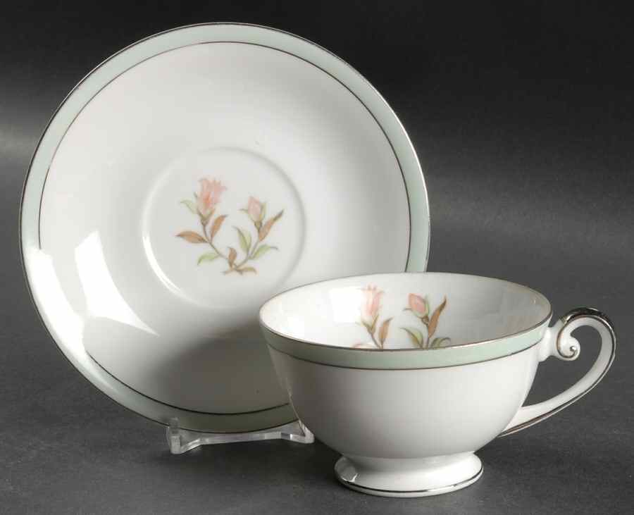 Roberta Footed Cup & Saucer Set by Jyoto-1