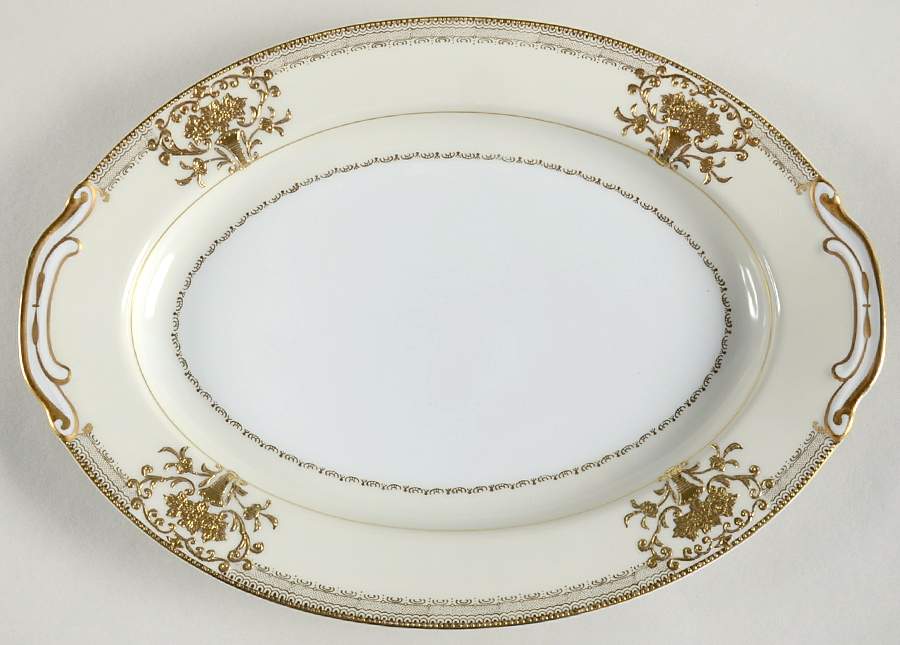 407 12" Oval Serving Platter by Jyoto-1