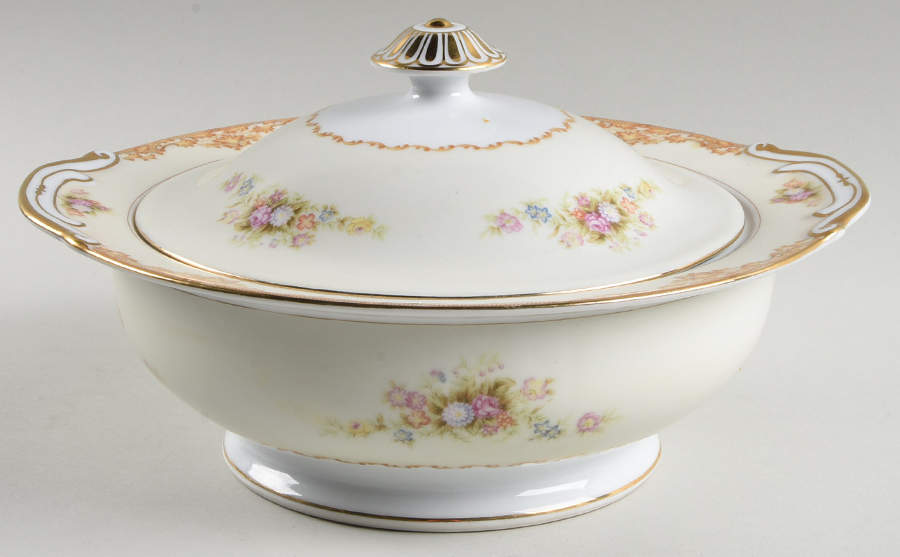 Tan Traditional Round Covered Vegetable by Jyoto-1
