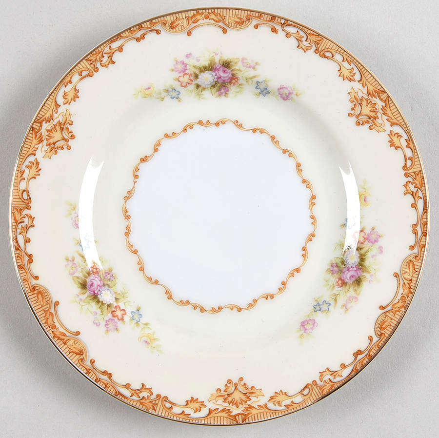 Tan Traditional Bread & Butter Plate by Jyoto-1