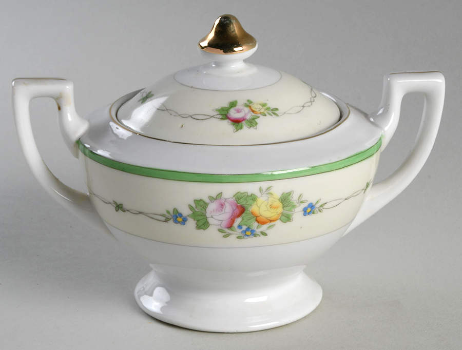 JAP193 Sugar Bowl & Lid by Japan-1