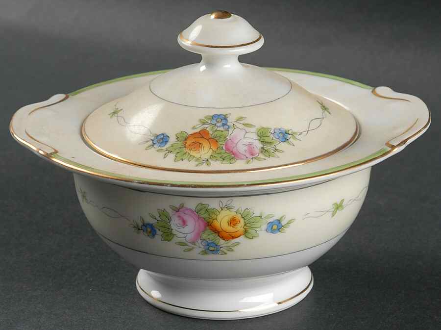 JAP193 Sugar Bowl & Lid by Japan-1